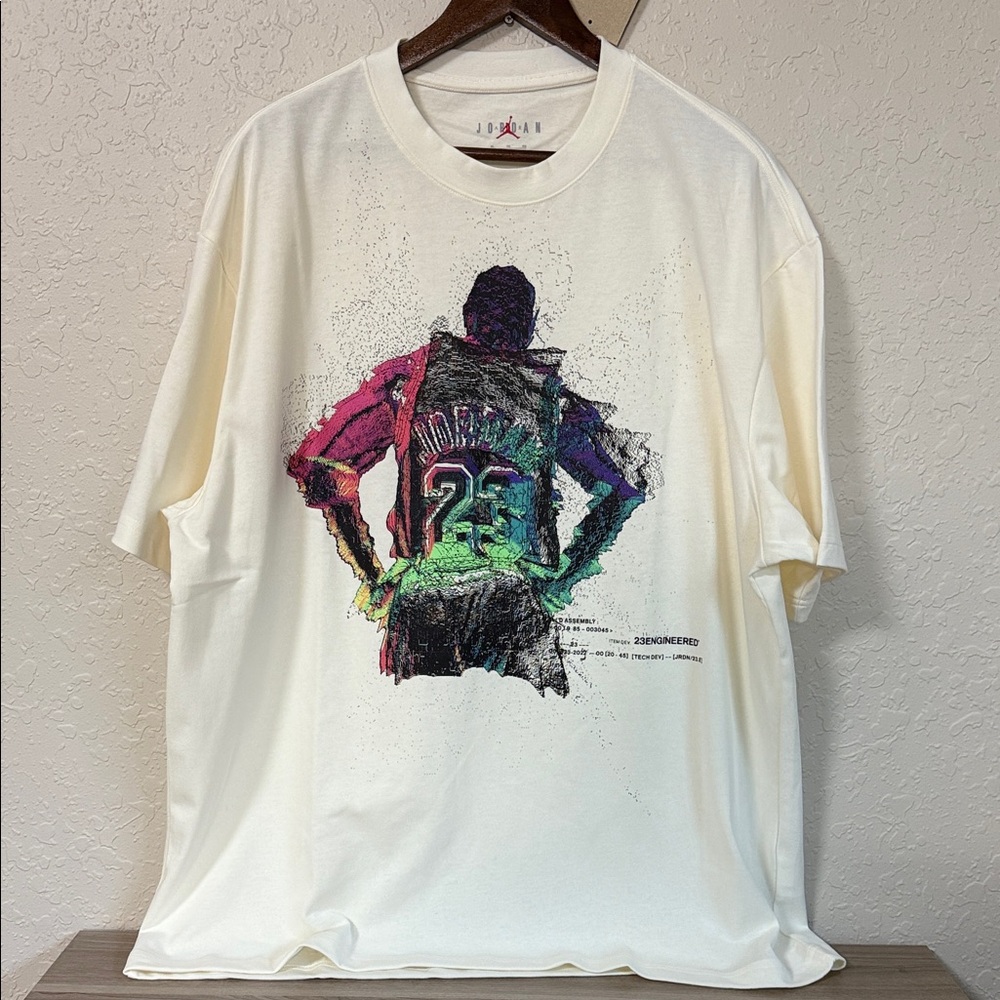 Jordan 23Engineered Cream Graphic T-Shirt